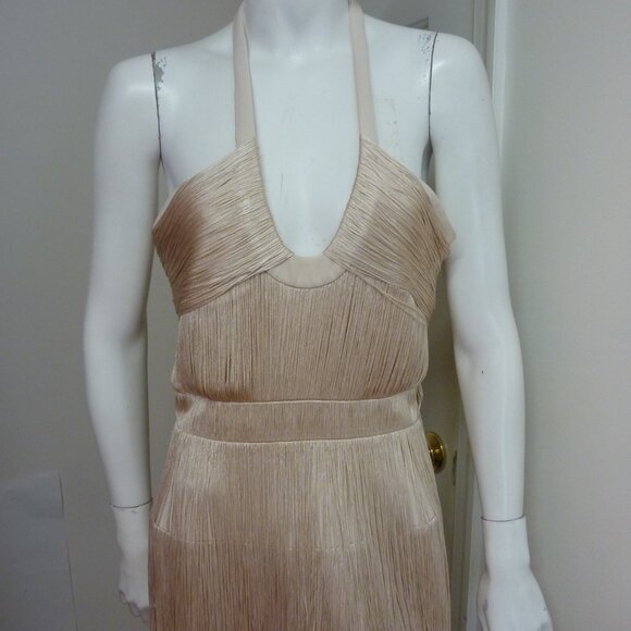 Jonathan Simkhai Cream Fringe Maxi Dress - Picture 12 of 16